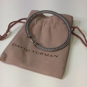 David Yurman Cable Classic Buckle Bracelet W/ Gold